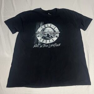 Guns N' Roses Not In This Lifetime Tour GNR T-Shirt Adult XL Band Official Merch